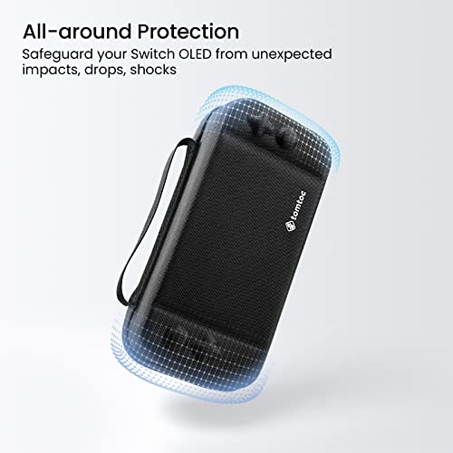 image for tomtoc Carrying Case for Nintendo Switch/OLED Model, Large Travel Swit
