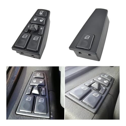 Bouton commutation lève-vitre robuste pour habitacle camion Volvo FH12 finition origine 20455317