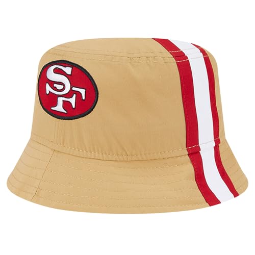 New Era Men's Gold San Francisco 49ers Helmet Bucket Hat