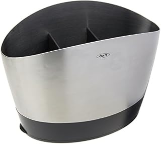 OXO 1066734 Good Grips Utensil Holder Brushed Stainless