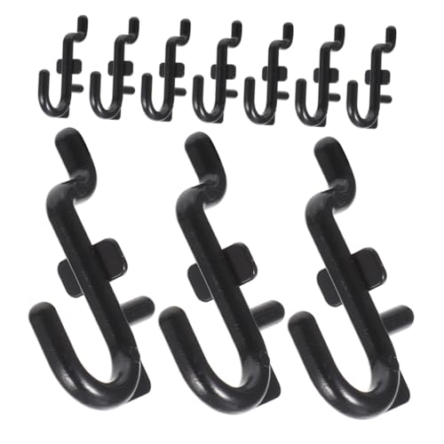 Hemobllo 10pezzi Ganci Per Pegboard Per Organizzazione Garage e Officina Supporto Stabile Per Utensili e Accessori Facile Installazione e Resistente