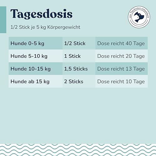 felmo Zahnsticks für Hunde mit Minze & Lammprotein – ca. 19 Kausticks mit Probiotika in Sternform – zuckerfrei, ohne künstliche Farbstoffe, ohne künstliche Aromen