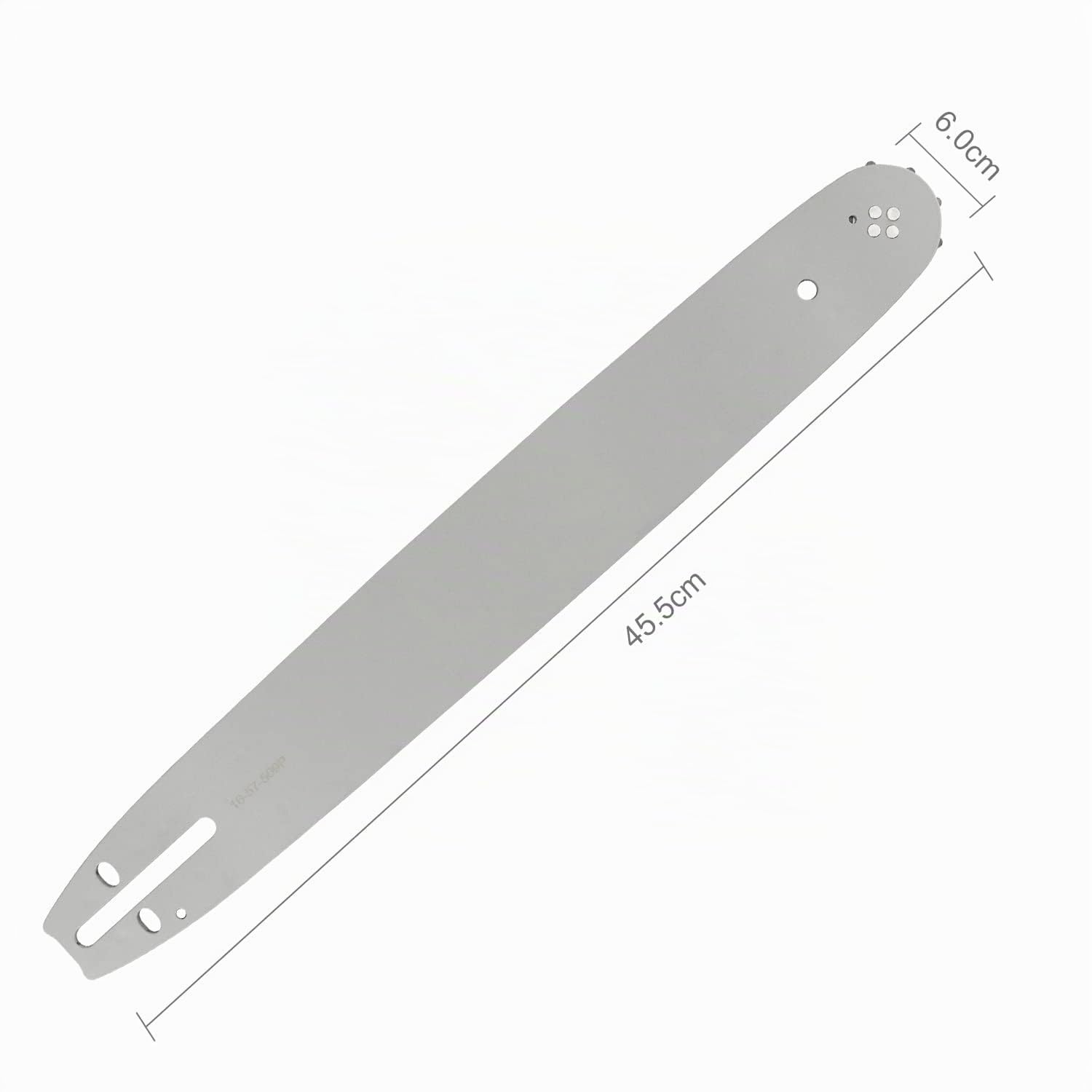 Barra da 40 cm con 4 motoseghe, 57 maglie/carrelli, passo 0,95 cm, calibro 1,3 mm