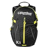 Columbus K 10 Mochila, Unisex Adulto, Black, Talla Única