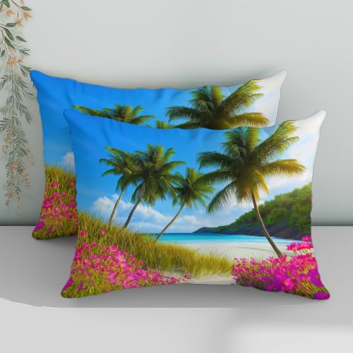 Housse de couette palmier 200 x 200 cm avec 2 taies d'oreiller - 8