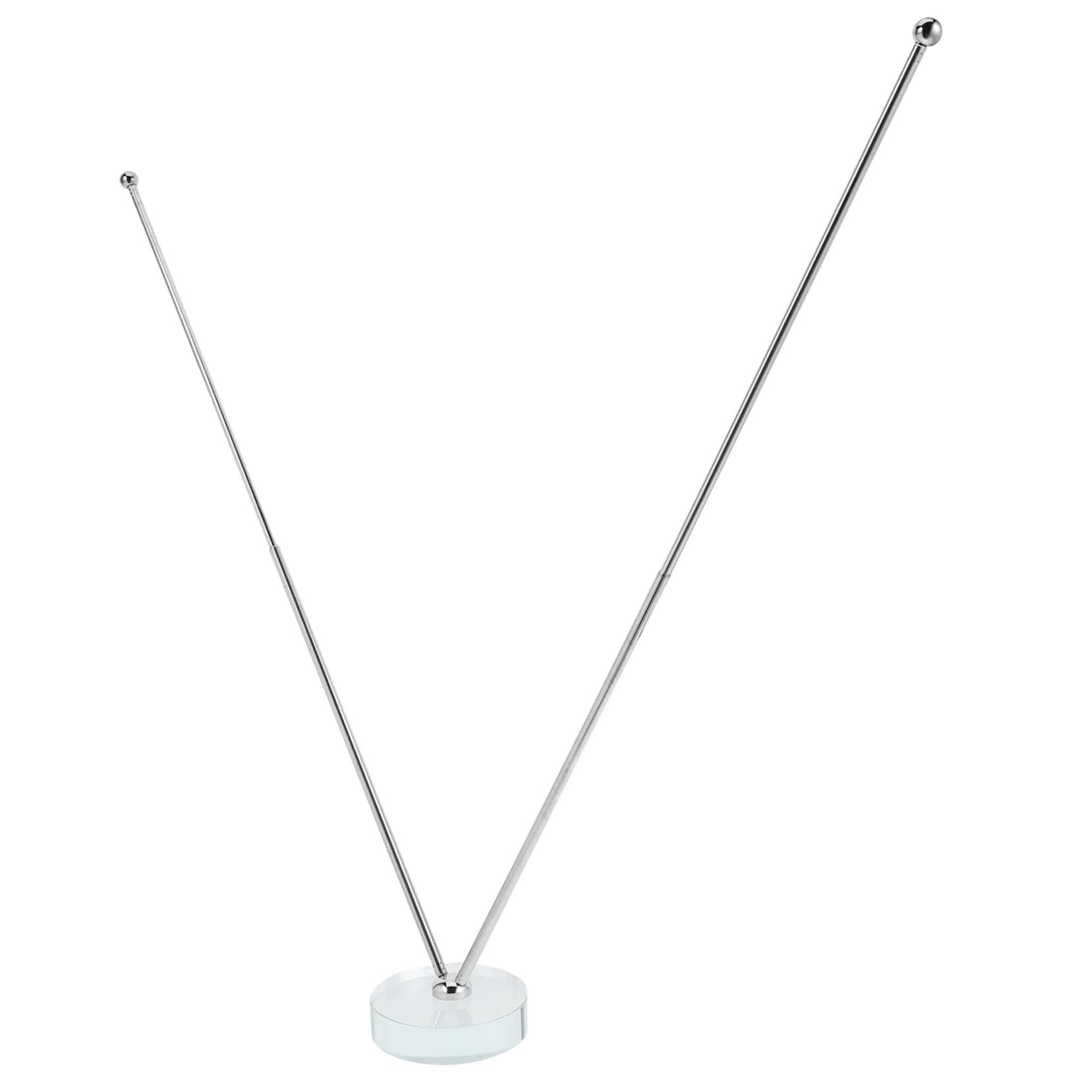 4 Pièces mât de drapeau de bureau porte-drapeau de bureau base de de support de support de mât de table pied de universel base de stable cristal
