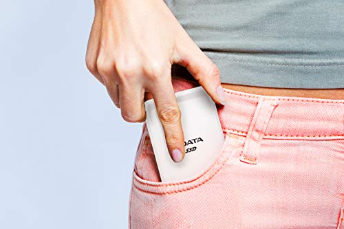 Image of ADATA SC685 500 GB - Up to 530 MB /s - 3D NAND USB 3.2 Gen 2 Type-C Compact External SSD White (ASC685-500GU32G2-CWH)