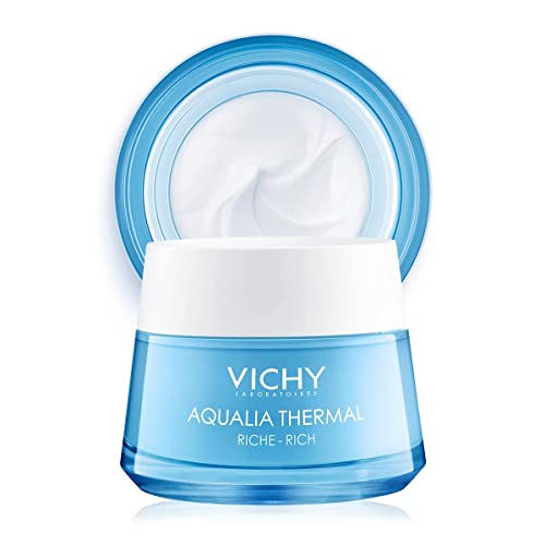 Vichy Aqualia Thermal 48-hour Hydrating Hyaluronic Acid Face Cream Moisturizer. Day and Night Cream For Women and Men. For Normal, Dry to Extra-Dry Skin, Oily Skin and Sensitive Skin.