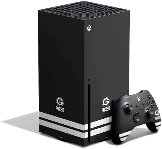 Skinit Decal Gaming Skin Compatible with Xbox Series X Bundle - Officially Licensed NFL Green Bay Packers Shutout Design