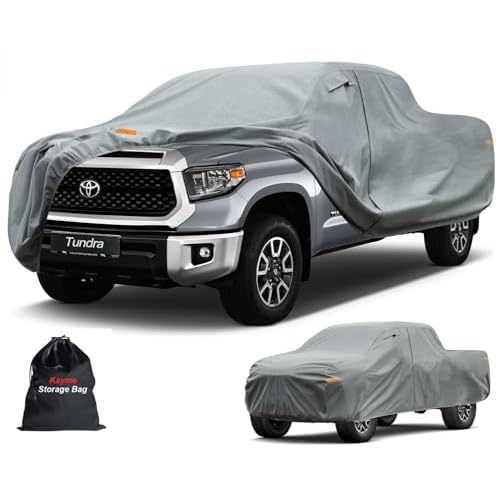 Kayme Heavy Duty Truck Cover Custom Fit Toyota Tundra(1999-2021) Access Cab/Extended Cab SB Short Bed. Waterproof All Weather for Pickup, Full Exterio