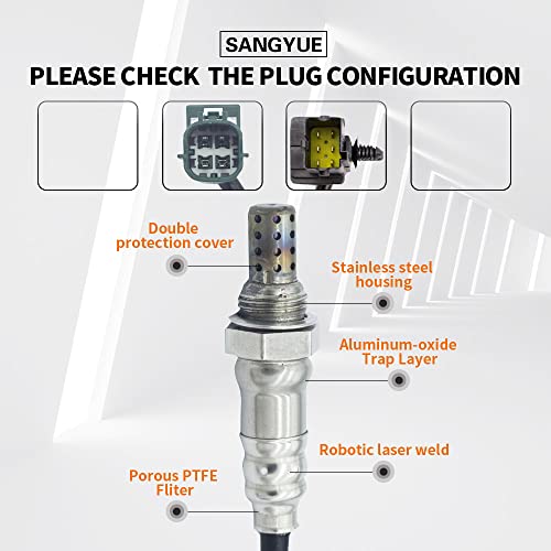 Sensores de Oxígeno Relación Aire Combustible Nissan 2PCS miniatura 2
