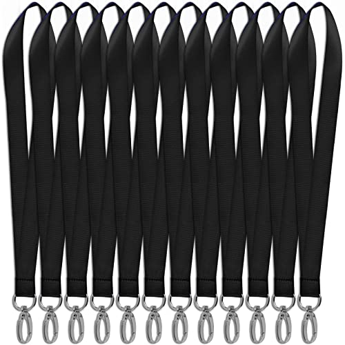 12 Pezzi Cordino Laccio da collo con Gancio