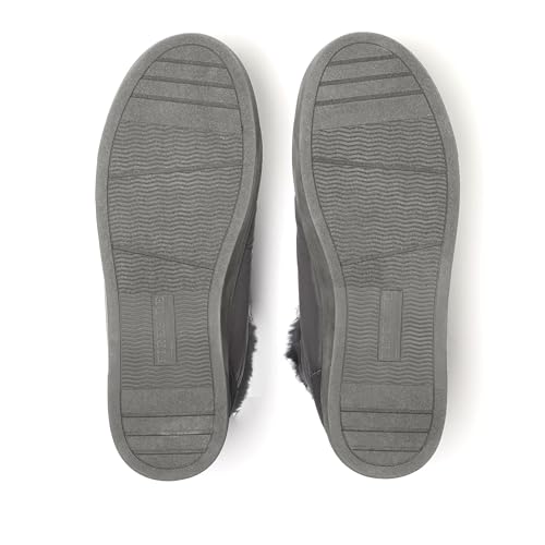 Image of Dearfoams Men's Fireside Nylon Australian Shearling Water Resistant Apres Winter Warm Up Bootie