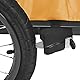 Allen Sports Hi-Viz Fahrradanhänger und Kinderwagen für 2 Kinder - orange, Modell ES2-O