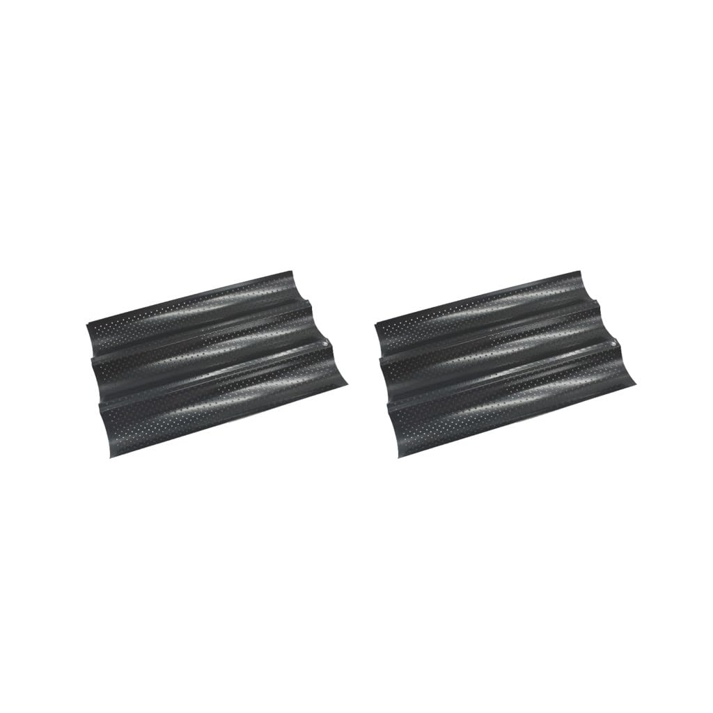 Moule à gâteau à baguette en acier robuste 38 x 24,5 cm