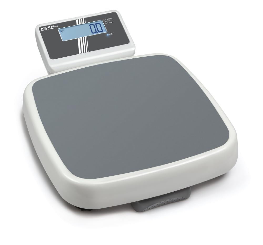 Profesjonalna waga osobowa Step-on [Kern mpd 250 K100 m] z dopuszczeniem do użytku medycznego, zakres ważenia [maks.): 250 kg, czytelność [D]: 100 g, zasilacz (zewnętrzny) standard