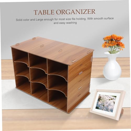 Boîte à documents compartimentée NUOBESTY pour organiser efficacement vos dossiers - 8