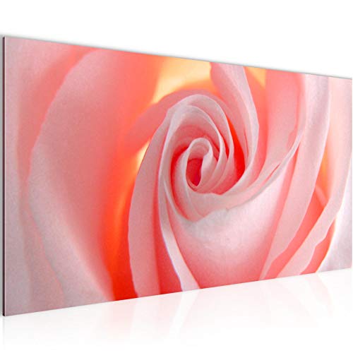 Runa Art Tableau Decoration Murale Roses Fleurs 1 Partie Moderne Toile non tissée Salon Salle Bouquet De Fleurs Rose 202712b