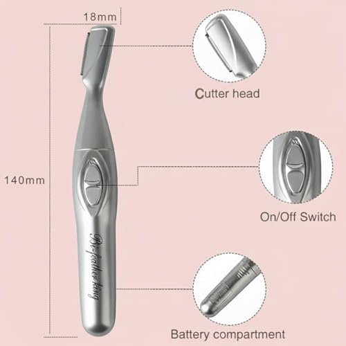 UROOJ Women's Bi-Feather King Painless Hair Remover and Trimmer 100 g - Image 5