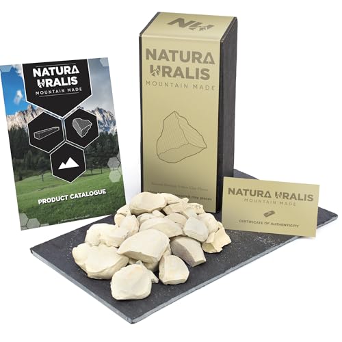 Siberian Yellow Clay | 17.9oz Natural Clay, Pastel to Golden - Crunchy, Earthy, Velvety, Firm Texture, ASMR Sensation