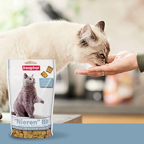 BEAPHAR - 'Nieren' Bits - Für Katzen - Niedriger Natrium- Und Phosphorgehalt, Hochwertiger Proteingehalt - Unterstützt Gesunde Nieren, Verbessert Allgemeine Gesundheit - 150 g