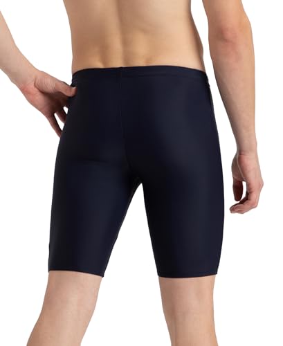 Image of Speedo Men Endurance10 Tide Print Sports Gala Logo Jammer - True Navy & Cobalt Pop