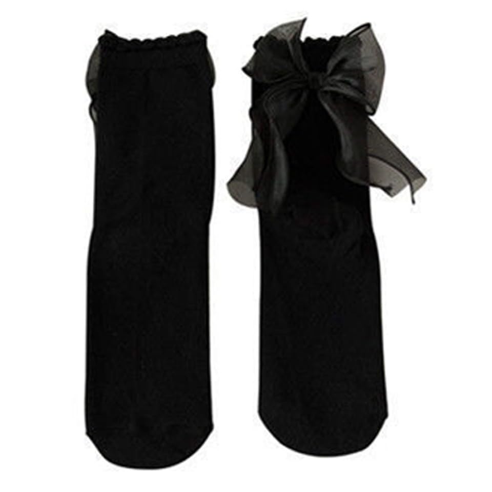 Bow-Socks-Women-Sheer-Ribbon-Ruffle-Lolita-Socks-Cute-Cozy-Sweet-Breathable-Soft-Knitted-Slouch-Dress-Princess-Socks