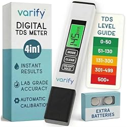 Instant 4-in-1 TDS Meter Digital Water Tester for Drinking Water | Accurate 0–9990 PPM EC & Temp Readings | Ideal for RO Systems, Aquariums, Pools – Built for Professionals, Easy for Anyone