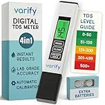 Varify Digital TDS Meter – Accurate Water Tester for TDS, EC & Temp – Fast Results for Drinking Water, Aquariums, RO Systems, Hydroponics, Pools