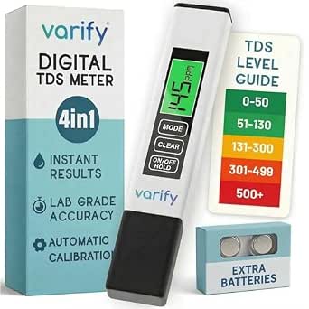 Instant 4-in-1 TDS Meter Digital Water Tester for Drinking Water | Accurate 0–9990 PPM EC & Temp Readings | Ideal for RO Systems, Aquariums, Pools – Built for Professionals, Easy for Anyone - View 2
