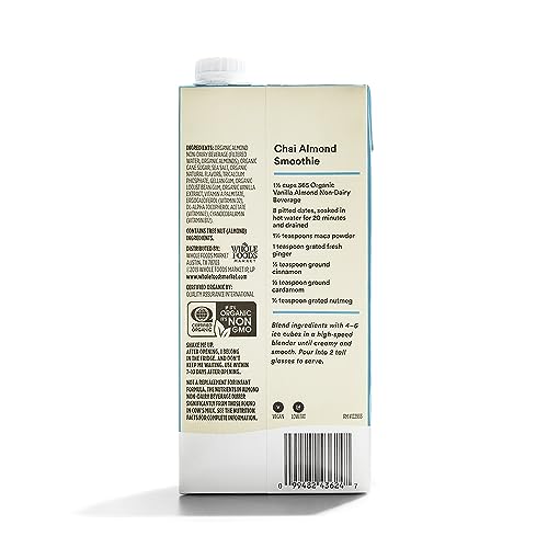 Image of 365 by Whole Foods Market, Organic Vanilla Almond Milk, Vegan, Low-Fat, 32 Fl Oz