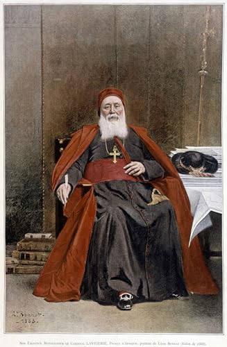 Art reproduction portrait Cardinal Lavigerie en toile de haute qualité
