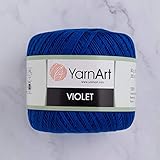 1 Skein YarnArt Violet,100% Mercerized Cotton Yarn Threads Crochet Lace Hand Knitting Yarn Embroider