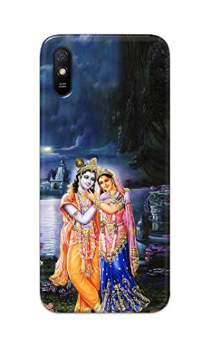 Image of Printed Hard Back Cover Case for Mi Redmi 9A | Mi Redmi 9AT | Mi Redmi 9A Sport Back Cover (Radha Krishna) -1803