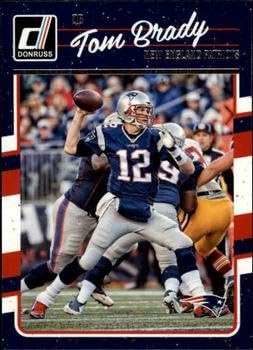2016 Donruss #180 Tom Brady - New England Patriots (NFL Football Card)