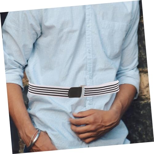 Men Adjustable Shirt Holder Belt - Design for Tucked in Shirts and Striped Non- Waistband Suitable for Casual Formal Wear4