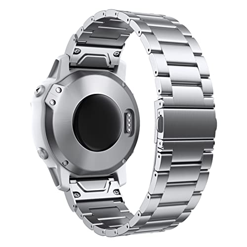 AEMALL Correa de reloj para Garmin Fenix 7s 6s Pro Watch liberación rápida correa de acero inoxidable correa de 2 0 mm correa, Fenix 6S Pro