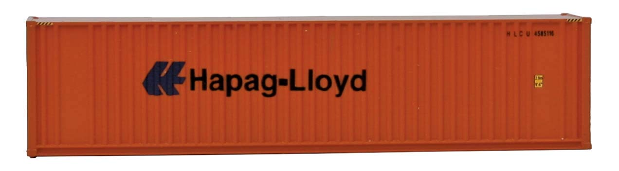 Walthers SceneMaster 40' Hi-Cube Ribbed Side Container-Hapag-Lloyd 949-8804 N Scale Model Railroad - Freight Model