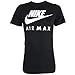 NEU Nike Herren Markenzeichen Designer Fitness Gym Rundhals Air Max T-shirt S-2XL - Herren, Schwarz, M