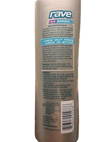Rave Hairspray 4x Mega Hold 311 g No Aerosol miniatura 4