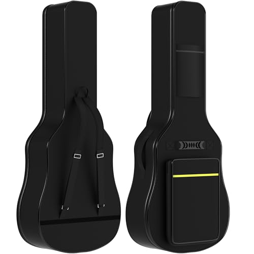 ZENO Guitar Case 41 | Universal Guitar Bag | Water Resistant Guitar Case | Thick Padded Guitar Bag for Ultimate Protection | Carry Bag for Guitar | Great for All Guitars (Black)