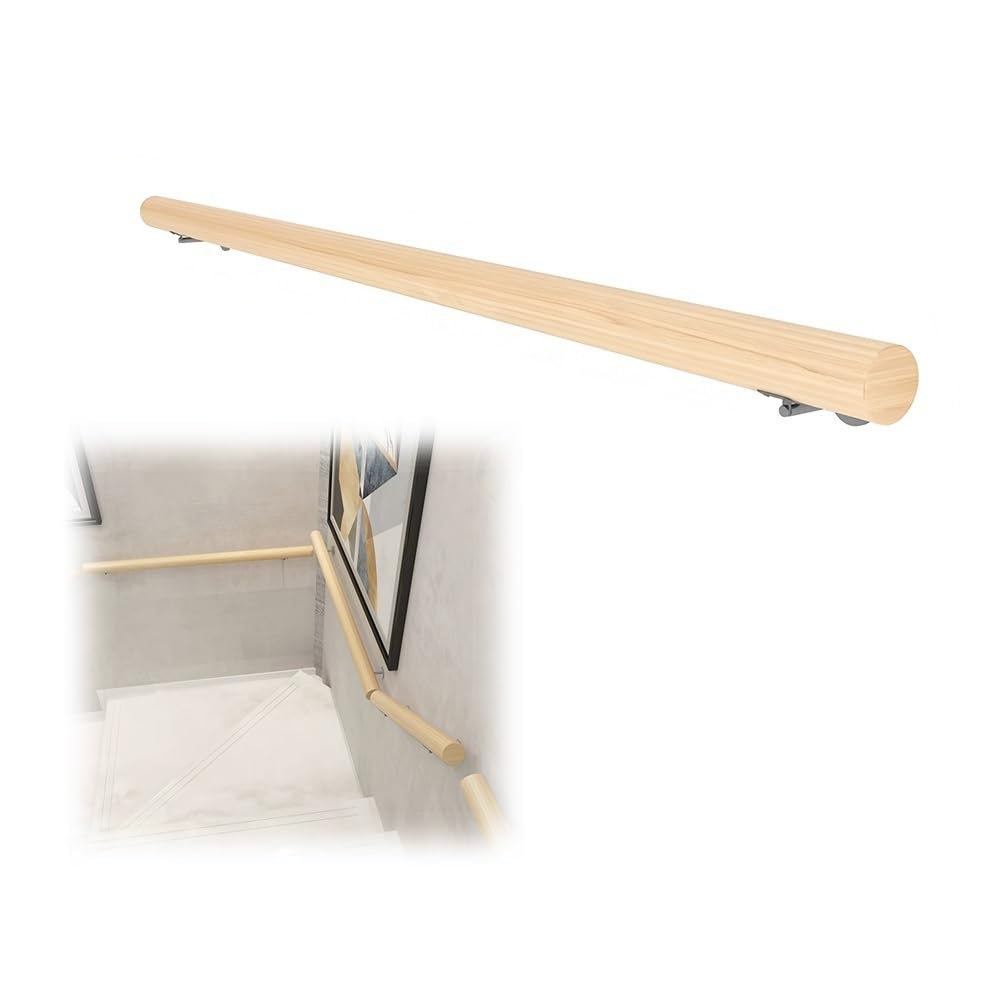 Rambarde escalier intérieur antidérapante pour éviter les chutes avec fixation murale 150cm