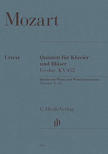 Quintet E Flat Major K 452 for Oboe, Clarinet, Horn, Bassoon and Piano (Multilingual Edition)