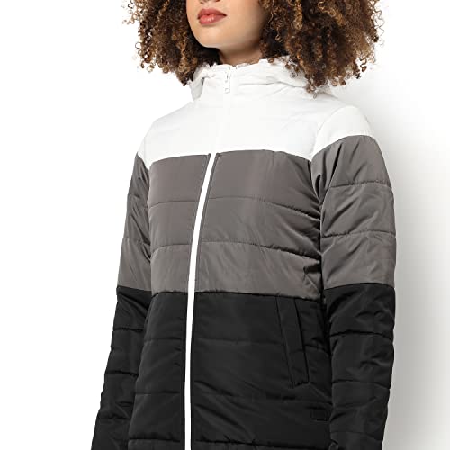 Image of PINACOLADA Women's Puffer Regular Fit Bomber Jacket For Winter Wear | Standing Collar | Full Sleeve | Zipper | Casual Jacket For Woman & Girl | Western Stylish Jacket For Women