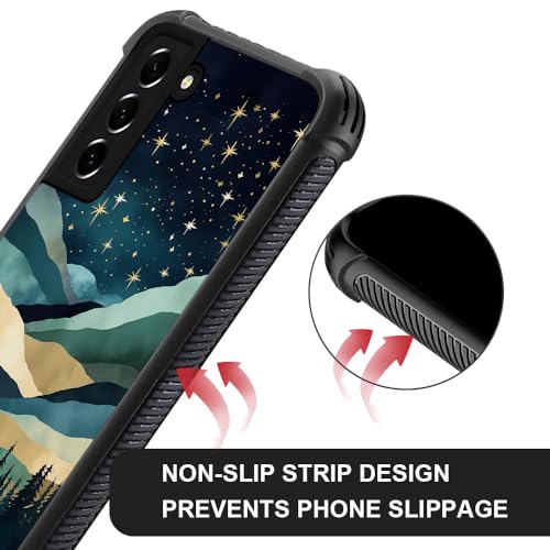 CARLOCA Compatible with Samsung Galaxy S23 Ultra Case,Stylized Nighttime View of Hilly Mountains Pattern Ultra by CARLOCA - Used condition - Image 5