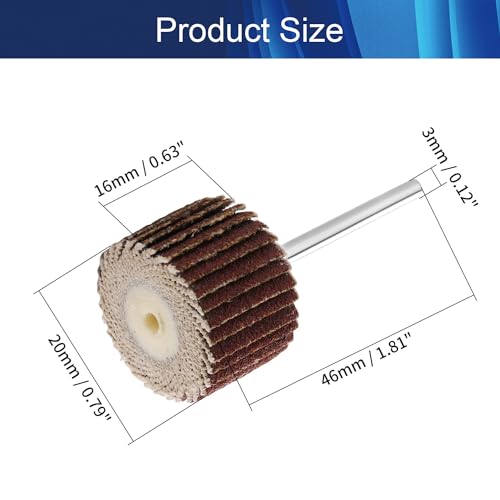 Jutagoss 5Pcs Flap Wheel, 1/8