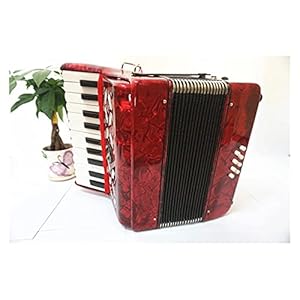 TYYLCZF 8 bas 22-key kinderen accordeon beginners geven rugzakken en riemen verjaardagscadeaus om harmonica te geven…