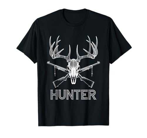 Hunter 3D Wireframe: amante de la caza de ciervos vintage Camiseta