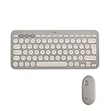 Logitech K380 + M350 - Combinación inalámbrica de Teclado y ratón - Estilizado diseño portátil, clics discretos, duración de Pilas Prolongada, Bluetooth, para Windows, Mac, iPadOS, Chrome OS - Arena