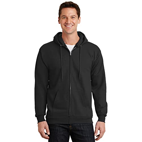 Port & Company - Essential Fleece Full-Zip Hooded Sweatshirt. PC90ZH